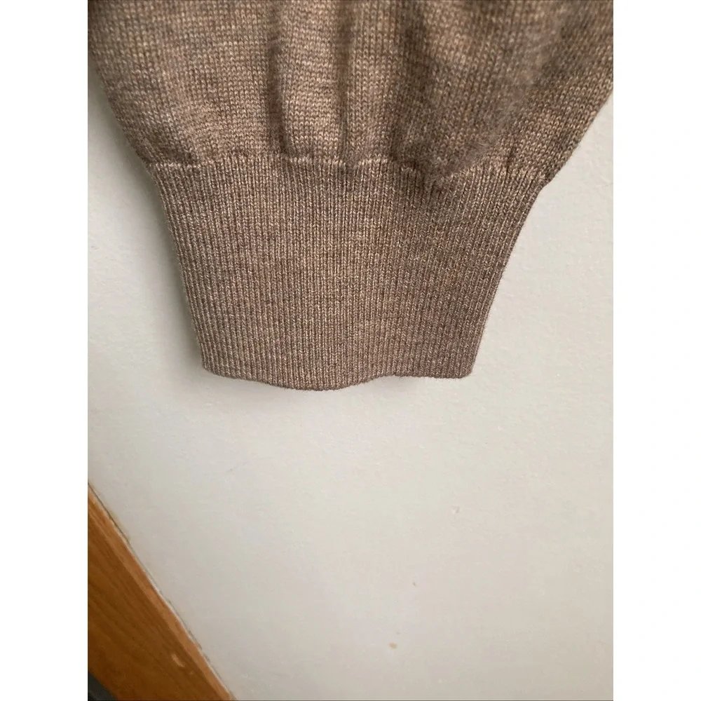 F/X Fusion Sweater Mens XXL V-Neck Pullover Brown New Cotton Blend 2XL